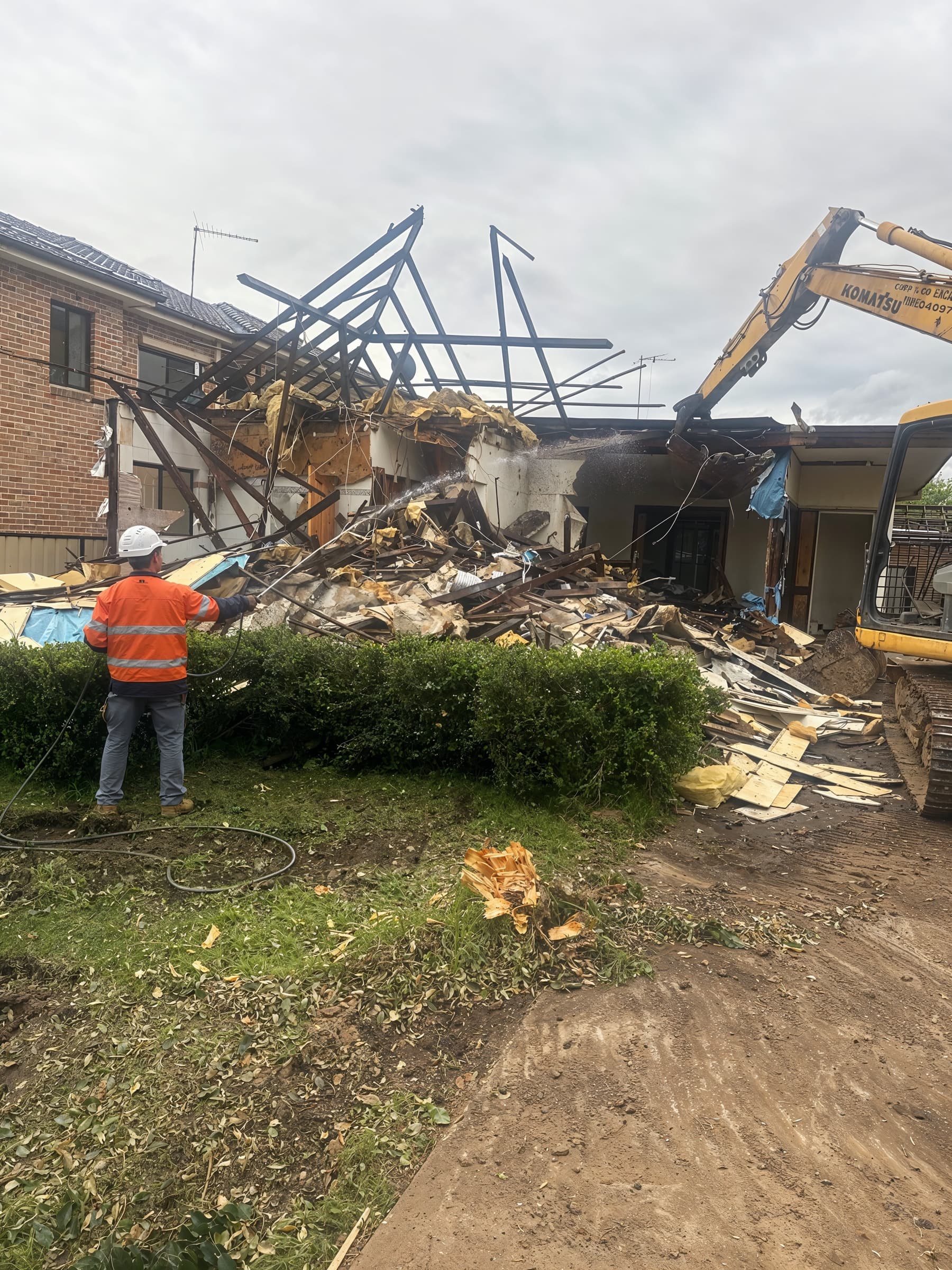 Full House Demolition - during
